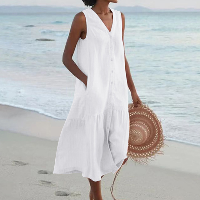 Louise - Robe d'Été Raffinée