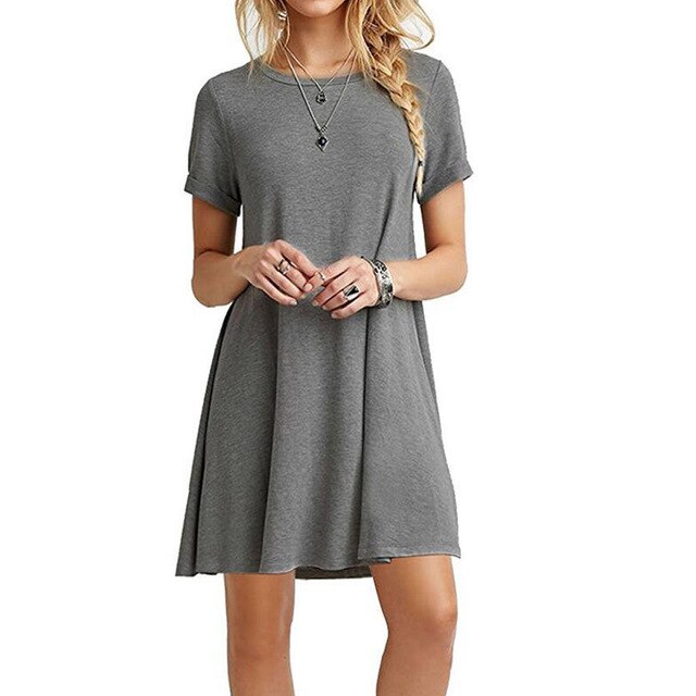 Julie - Robe Basique D'Été Confort