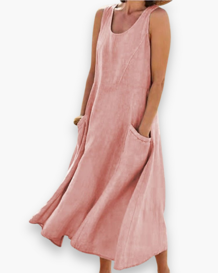 Robe d’Été Décontractée pour Femme | Élégance Midi
