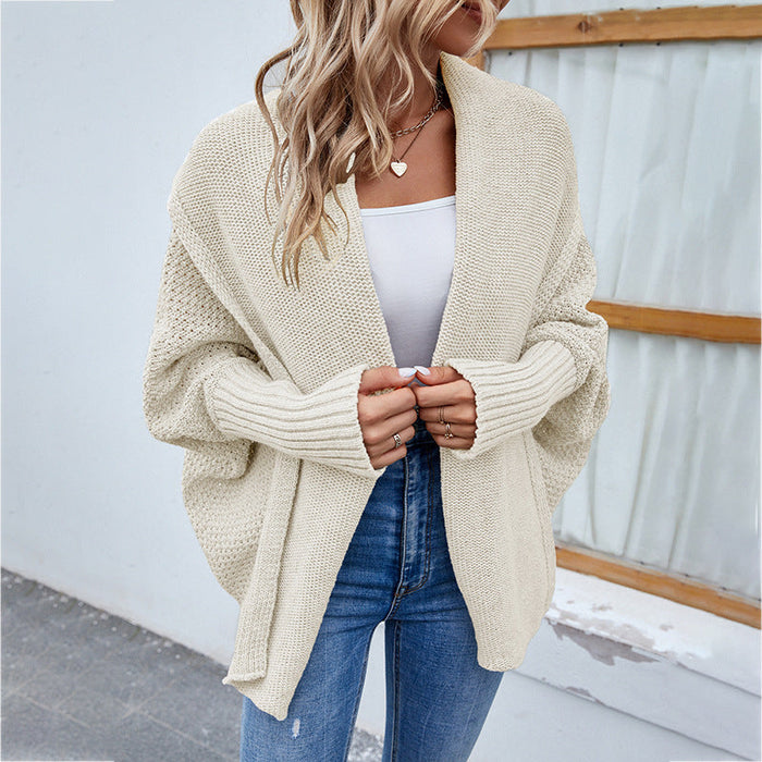 Aurore - Cardigan Tricoté Lâche Confort Femme