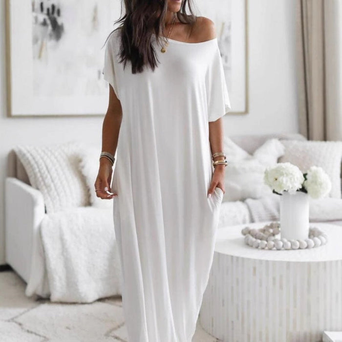 Annelies - Belle Robe Longue Ample et Fluide