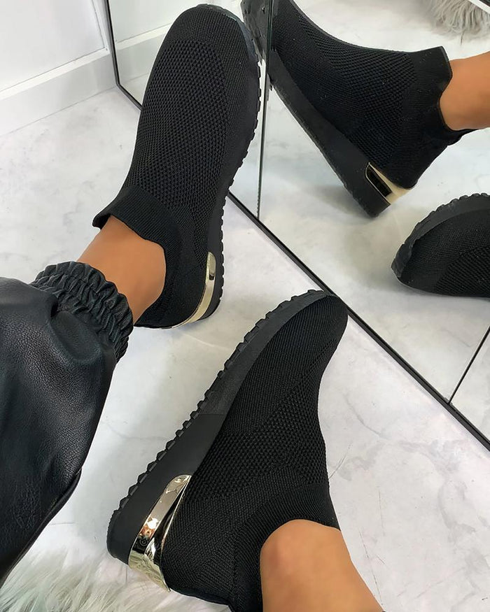 Évelyne - Sneakers Tendances Avec Semelle Flexible Et Ajustement Parfait