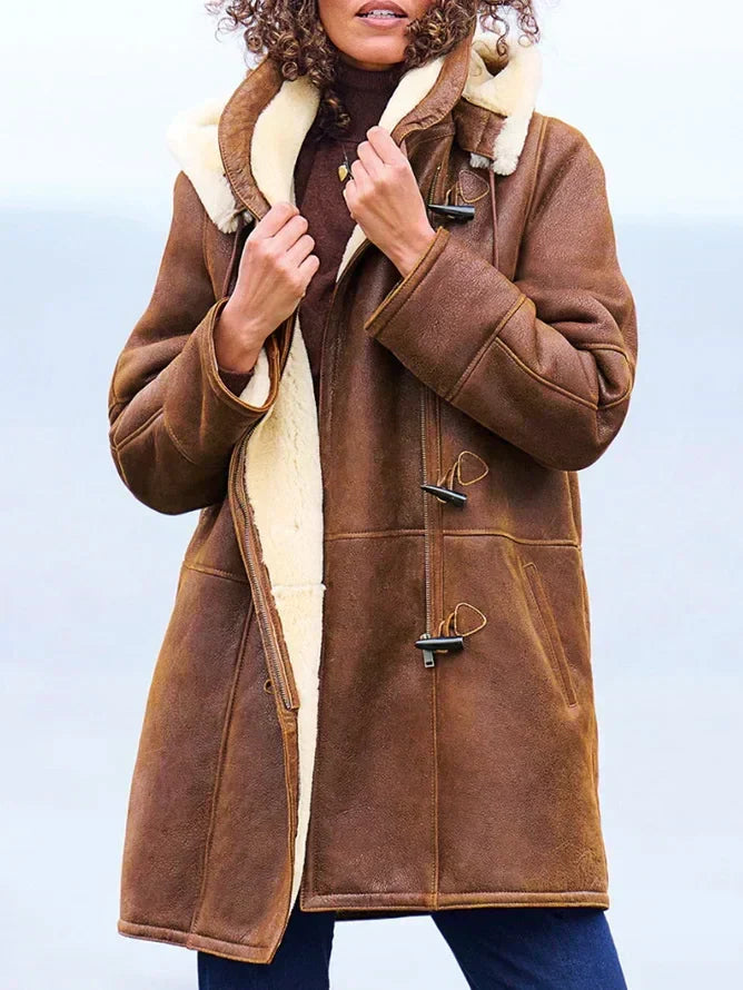 Gabrielle - Manteau Capuche Décontracté Élégant Femme