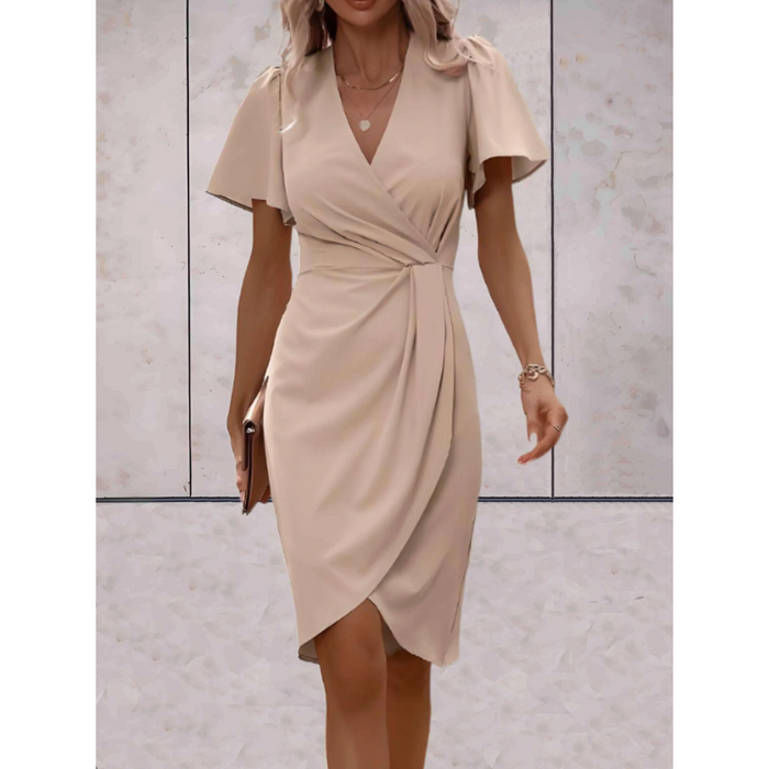 Inès - Robe Portefeuille Raffinée