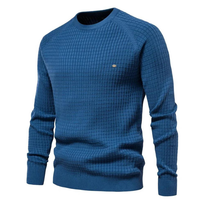 Maxime - Pull Col Rond Classique Coupe Intemporelle Homme