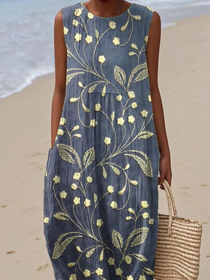 Robe D'Été Femme Imprimé Bohème - Julie