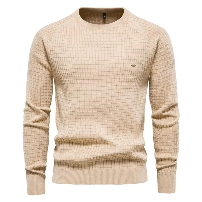 Maxime - Pull Col Rond Classique Coupe Intemporelle Homme