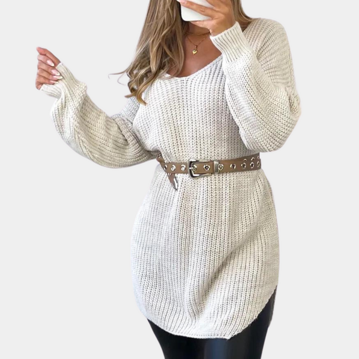 Camille - Pull Maille Chic Élégance Raffinée Femme