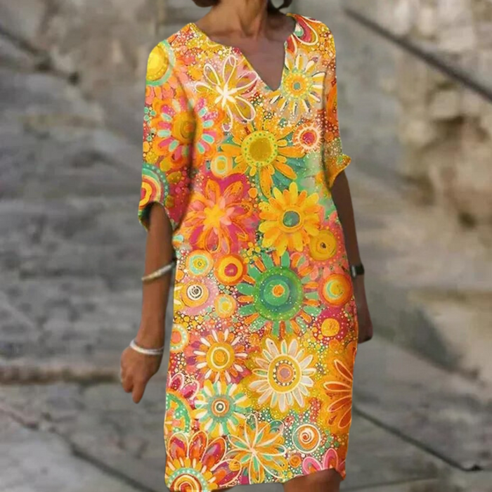 Marie - Robe D'Été Colorée Chic