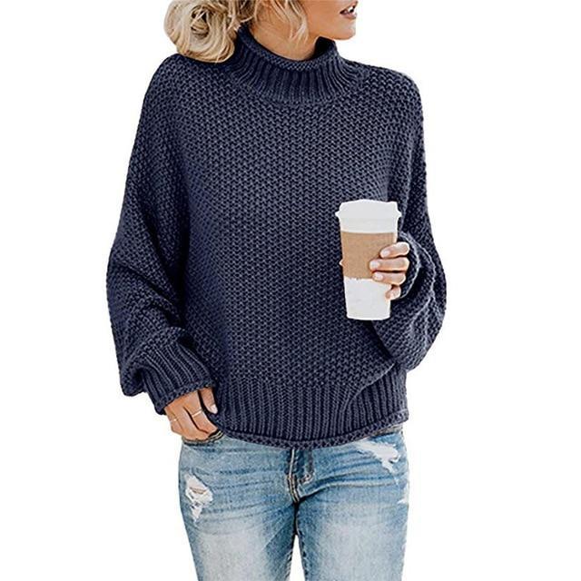 Nina - Pull col roulé femme