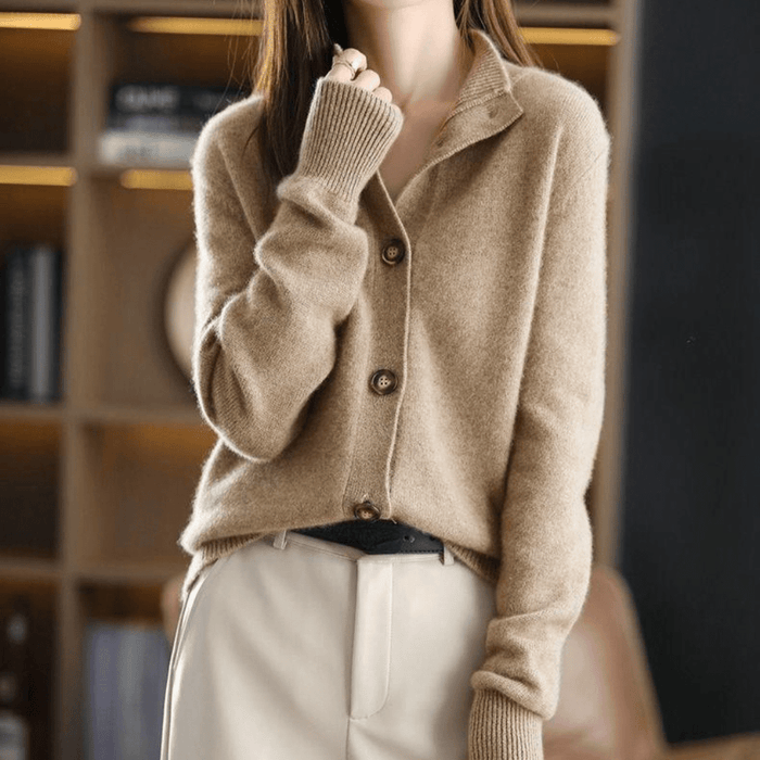 Émilie - Cardigan Raffiné Cachemire Boutonné