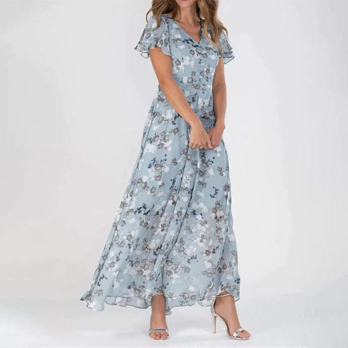Sandrine - Robe Maxi d'Été Chic