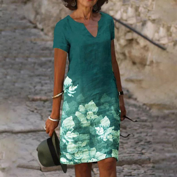 Élise - Robe D'Été Légère Imprimé Floral Femme