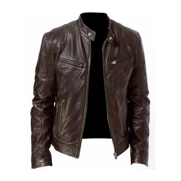 Georges - Manteau en cuir Homme