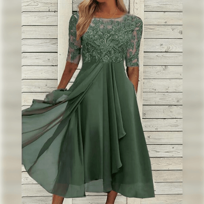 Nathalie - Robe Dentelle Chic