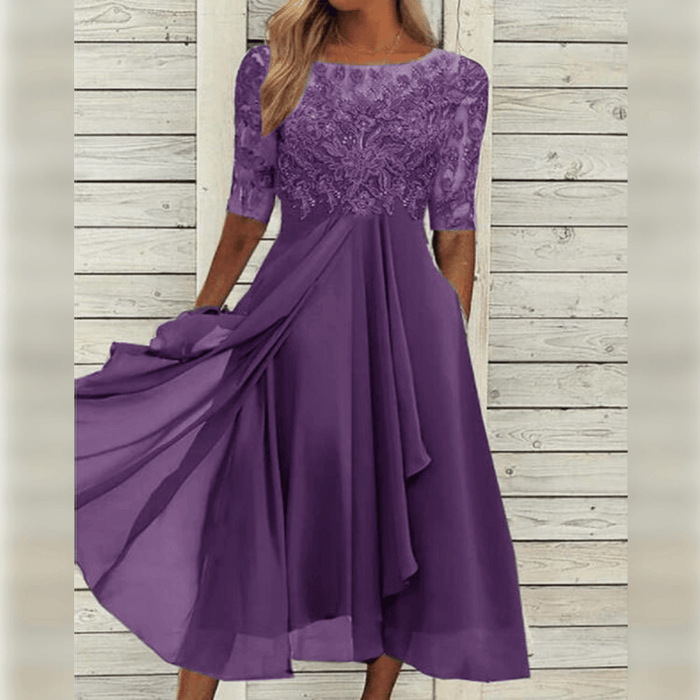Nathalie - Robe Dentelle Chic
