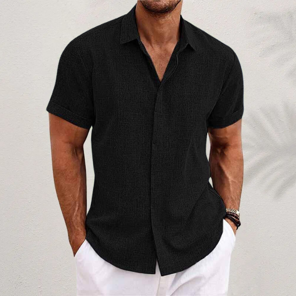 Thomas - Chemise Lin D'Été Décontractée Homme