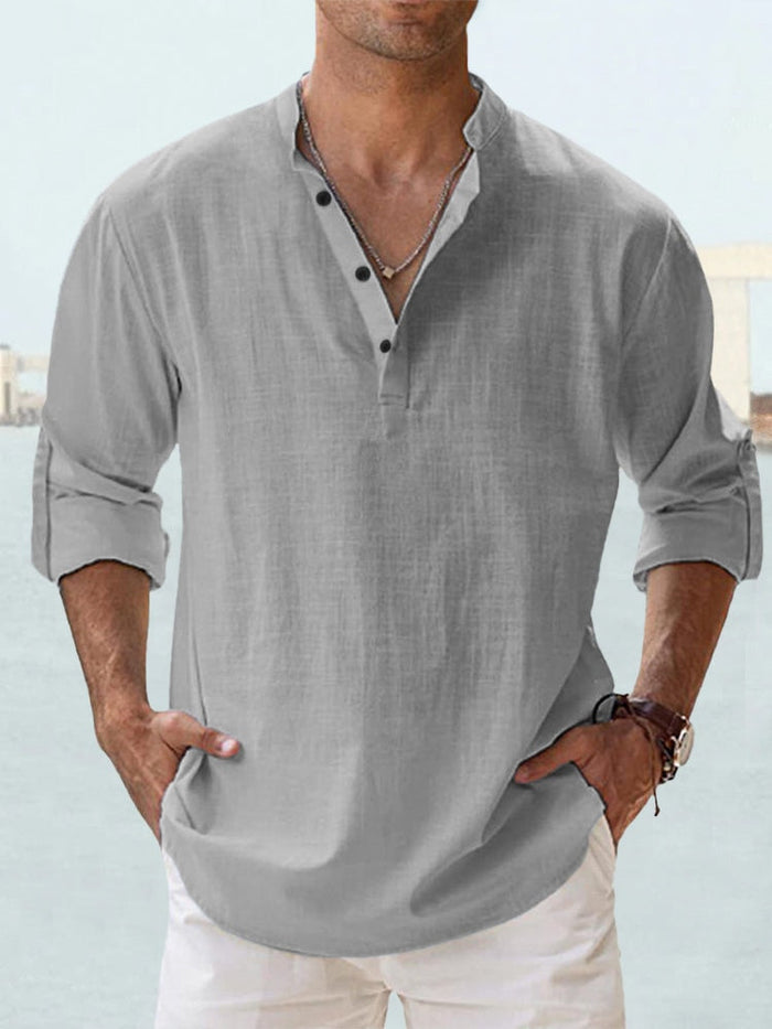 Sébastien - Chemise Lin D'Été Fluide Homme