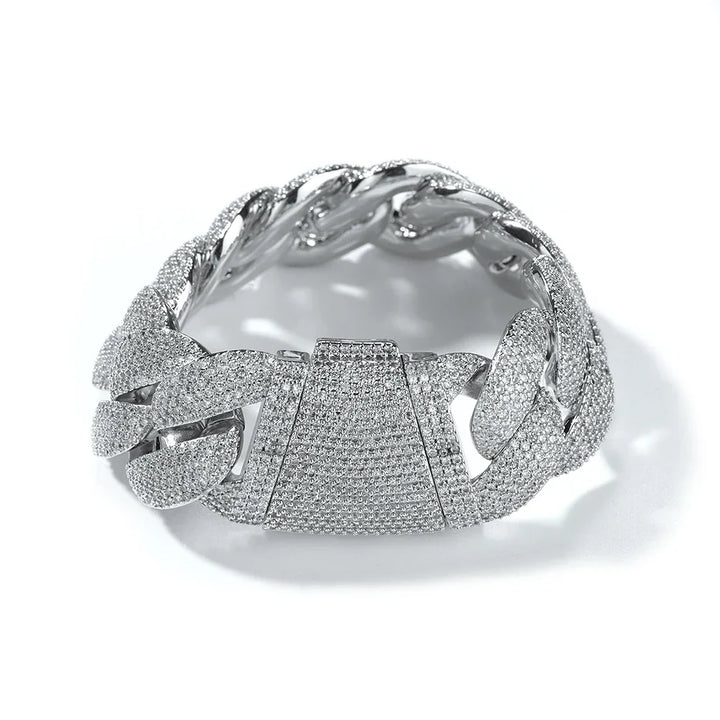 Bracelet lettres pavées