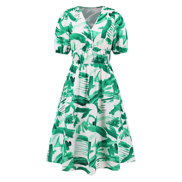 Caroline - Belle Robe d'Été Fleurie