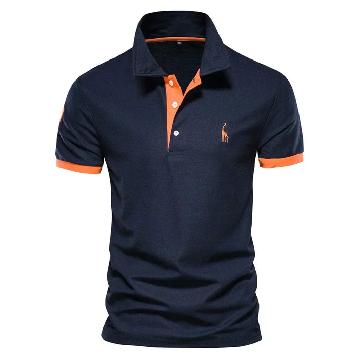 Christophe - Polo Brodé Manches Courtes Sport Homme