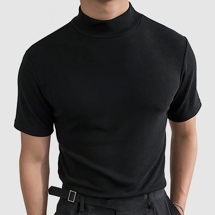 Carlos - T-Shirt Col Roulé Casual Homme