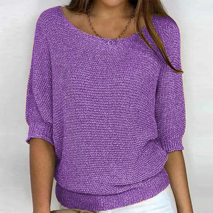 Éléonore - Pull Maille Chaud Hiver Confortable Femme