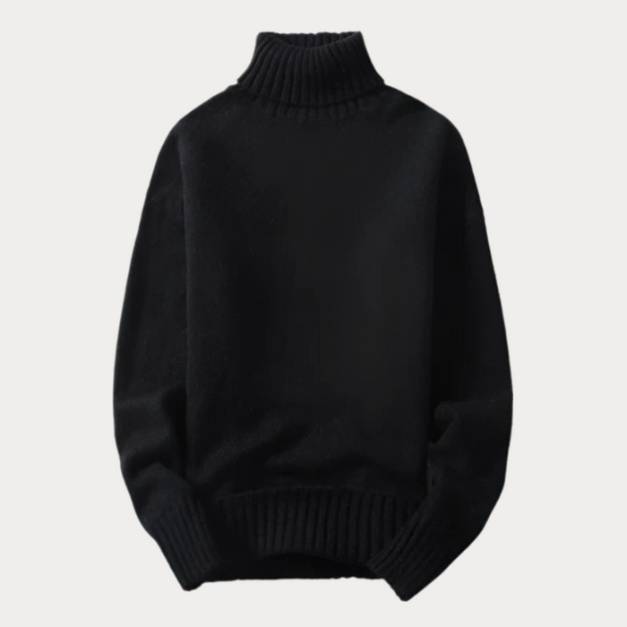 Adrien - Pull Col Roulé Élégant Chic Intemporel Homme