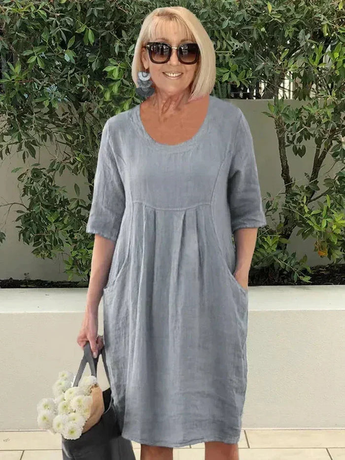 Joëlle - Robe Longue Sans Manches Femme