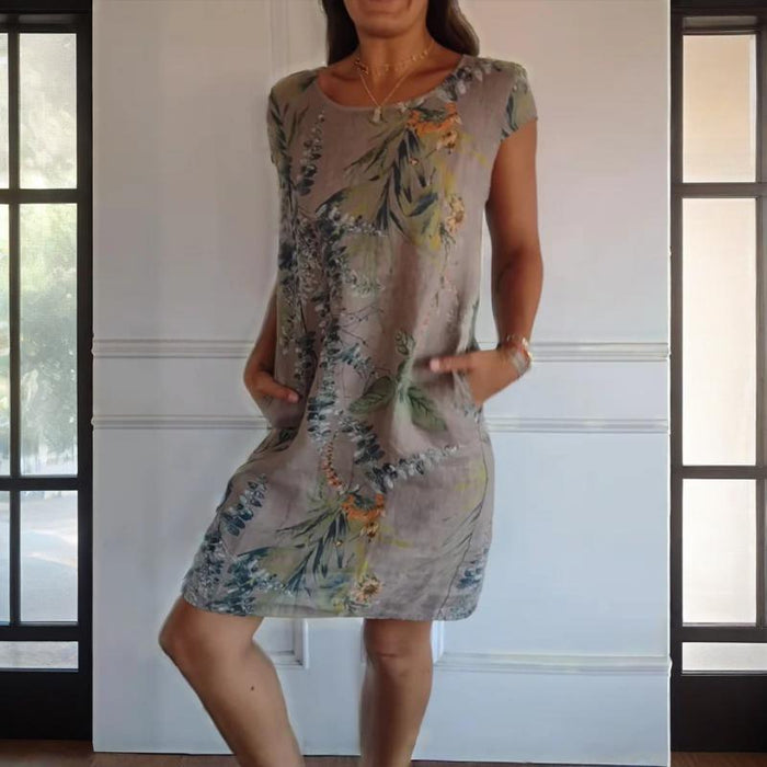 Robe D'Été Femme Imprimée Fluide - Julie