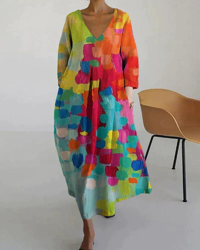 Blandina - Robe Élégante Avec Fente Haute Et Silhouette Sophistiquée