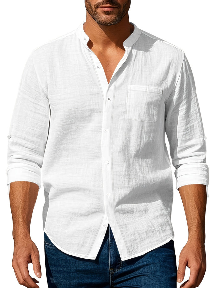 Antonio - Chemise Lin Casual Homme