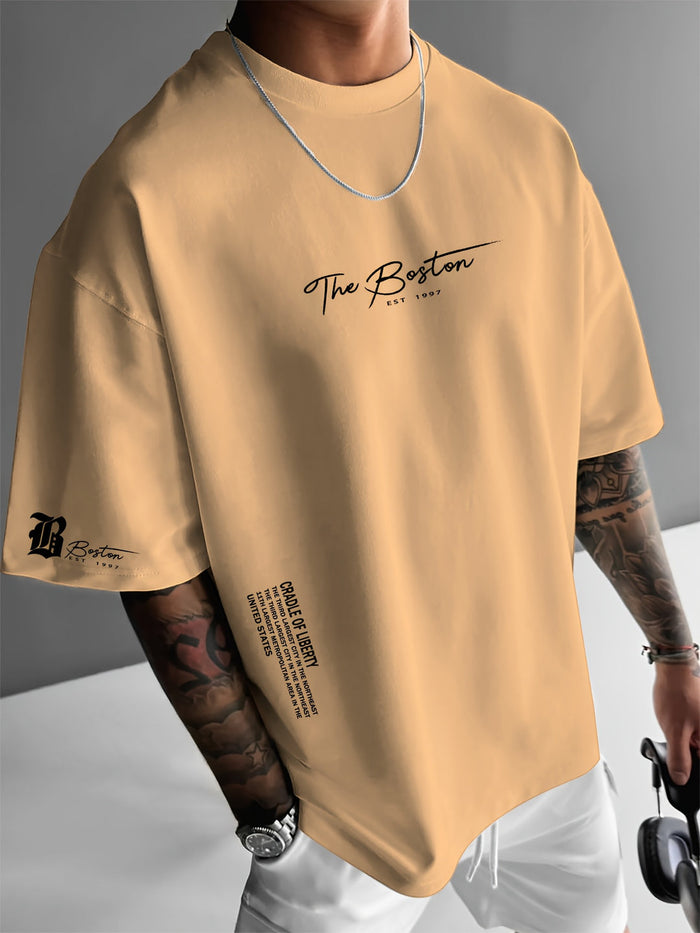 Adrian - T-Shirt Imprimé Casual Homme
