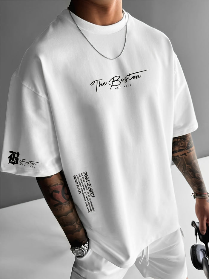 Adrian - T-Shirt Imprimé Casual Homme