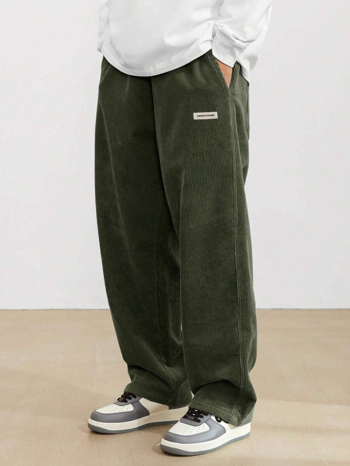 Drew - Pantalon Velours Côtelé Confortable Homme