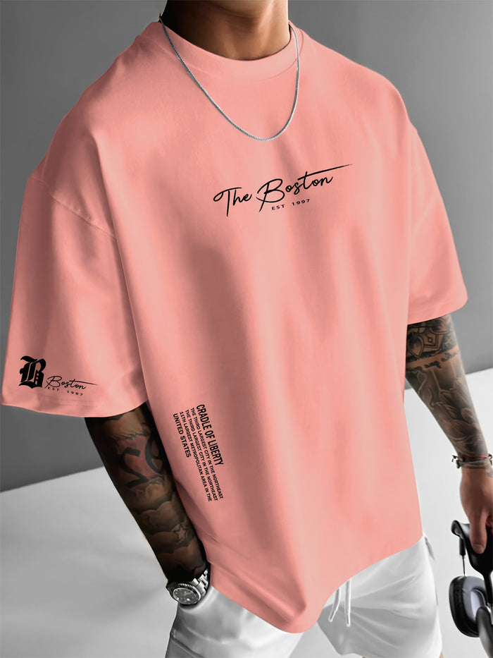 Adrian - T-Shirt Imprimé Casual Homme