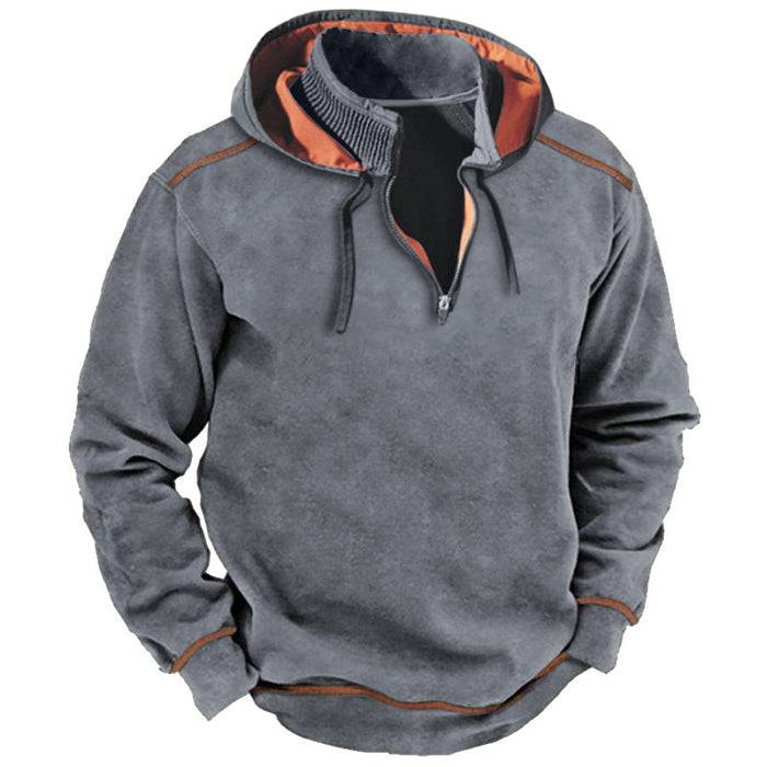 Adrien - Pull Capuche Thermique Isolation Chaude Homme