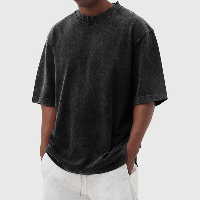 Alexandre - T-Shirt Vintage Délavé Oversize Homme