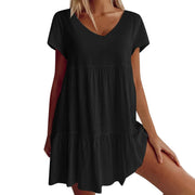Delphine - Robe Mini d'Été Légère