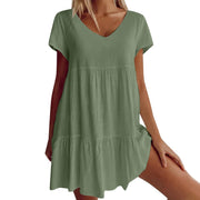 Delphine - Robe Mini d'Été Légère