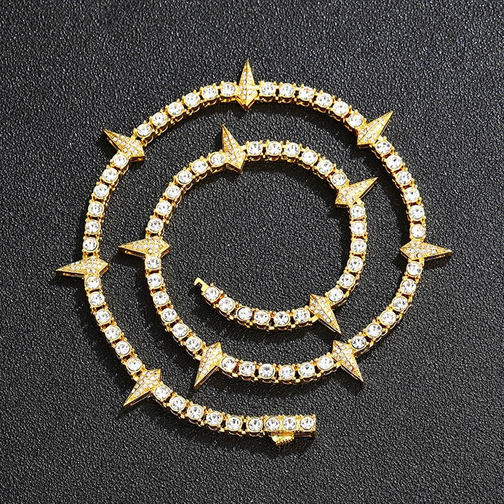 Chaine en diamant homme hip hop — Doumira