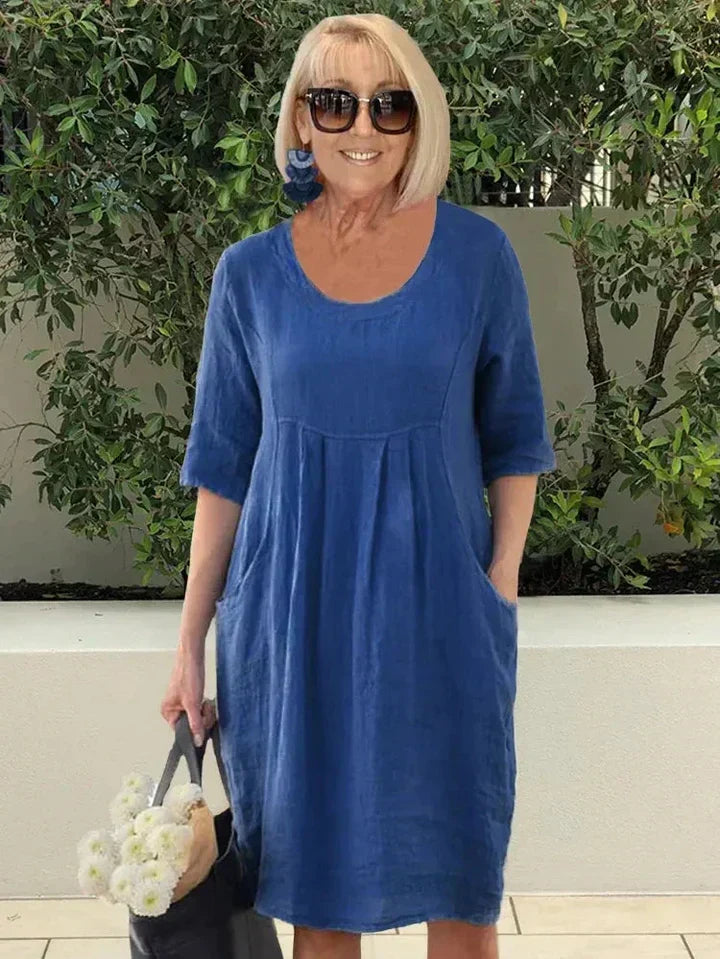Joëlle - Robe Longue Sans Manches Femme