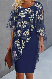 Pascale - Robe en Mousseline Fleurie Femme