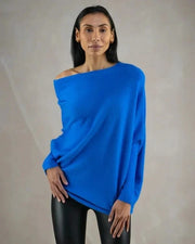 Juliette - Pull Oversize Col Convertible Polyvalent Femme