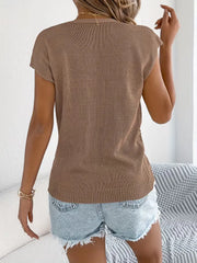 Aurélie - Cardigan Élégant Torsadé Boutonné