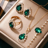 Ensemble de Bijoux Elisandre Vermont | Or — Doumira