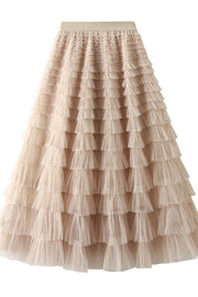 Rosa - Jupe Longue En Tulle - Élégante Et Féminine - Femme