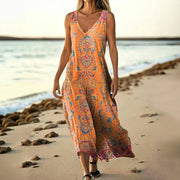 Sylvie - Robe de Plage Femme Bohème Fluide