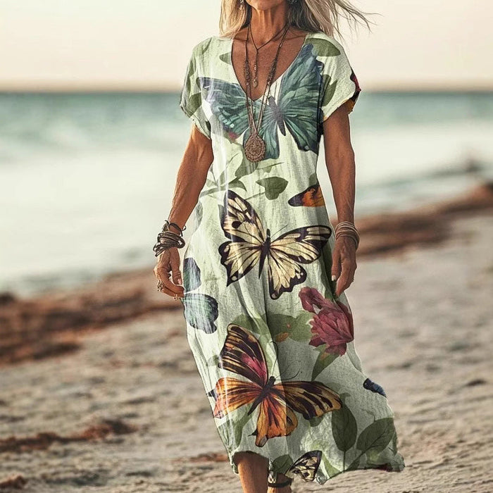 Martine - Belle Robe Longue Bohème Légère