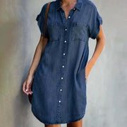 Caroline - Robe Denim Chemise